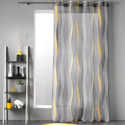 Tenda trasparente (140 x 240 cm) Ondulys Grigio antracite