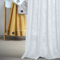 Tenda trasparente (135 x 260 cm) Ontario Bianco