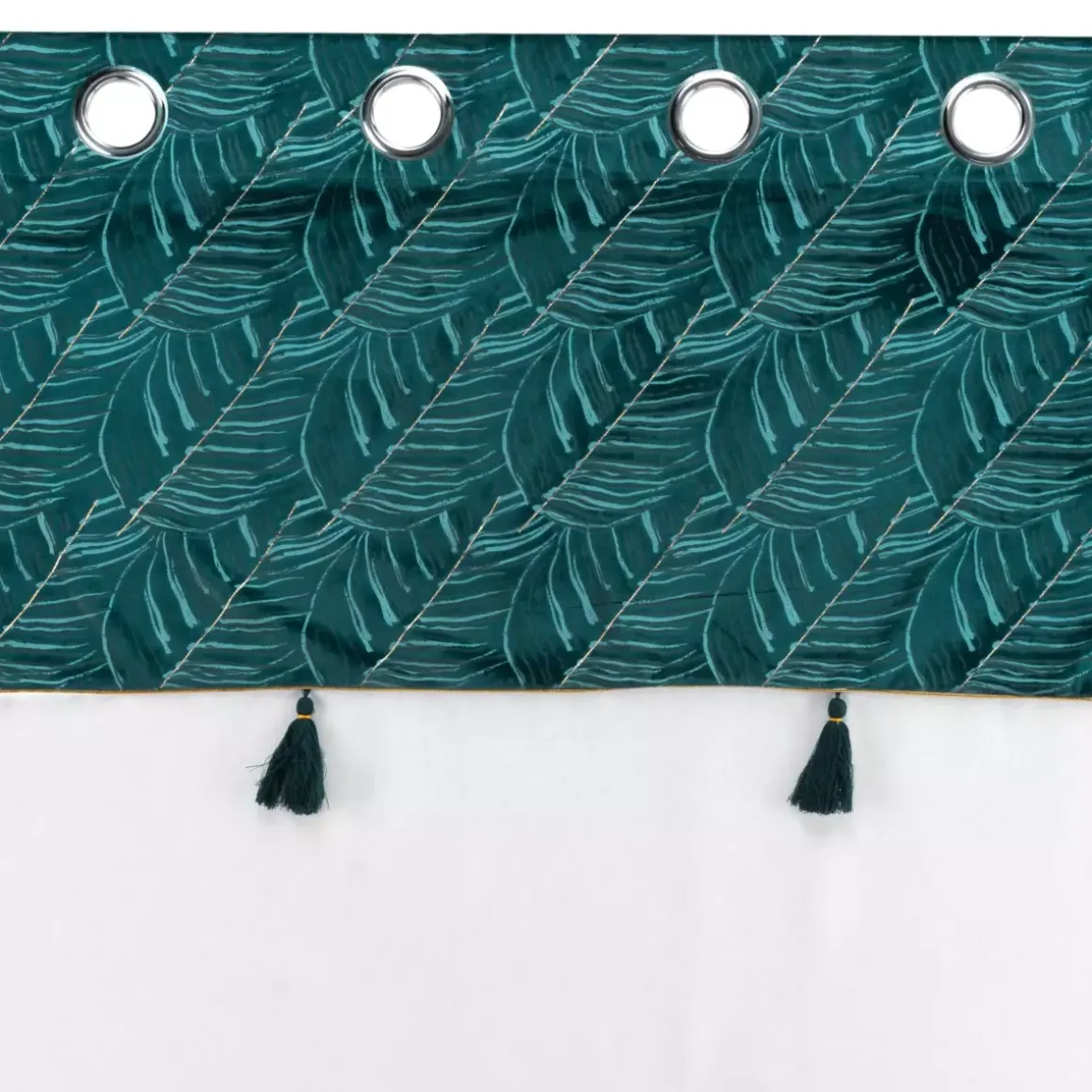 Tenda trasparente (140 x 240 cm) Palmina Blu anatra