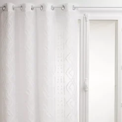 Tenda trasparente (140 x 240 cm) Salma Bianco