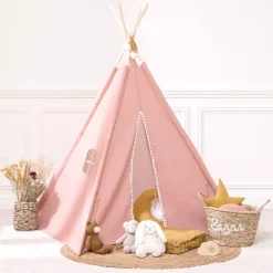 Atmosphera createur d'interieur for kids Mobili Bambini-Tipi bambini legno e tessuto (160 cm) Wapi