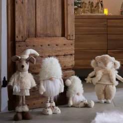 KAEMINGK Babbo Natale Animali E Personaggi-Topo in piedi (H60 cm) Mazette dolcezza