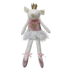 KAEMINGK Babbo Natale Animali E Personaggi-Topolina di Natale (H37 cm) Suzane Ballerina