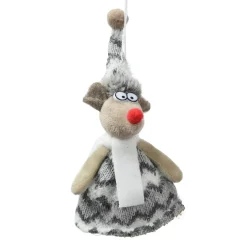 KAEMINGK Addobbi Natalizi-Topolino da appendere (H15 cm) Pip sciarpa accogliente