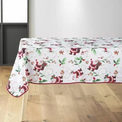 douceur d'intu017drieur Tovaglia E Runner Da Tavolo Per Le Feste-Tovaglia antimacchia Babbo Natale L240 cm