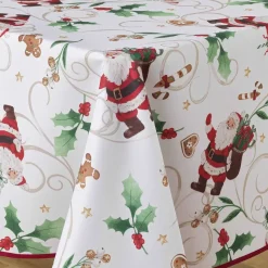 douceur d'intu017drieur Tovaglia E Runner Da Tavolo Per Le Feste-Tovaglia antimacchia Babbo Natale L300 cm