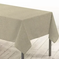 Douceur d interieur Tovaglia E Runner Da Tavolo Per Le Feste-Tovaglia natalizia rettangolare (140 x 300 cm) Strass