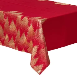 Feeric Lights & Christmas Tovaglia E Runner Da Tavolo Per Le Feste-Tovaglia natalizia rettangolare (140 x 240 cm) Abete