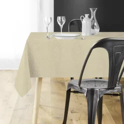 Douceur d interieur Tovaglia E Runner Da Tavolo Per Le Feste-Tovaglia natalizia rettangolare (140 x 240 cm) Strass