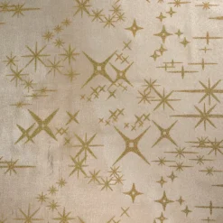 JJA Tovaglia E Runner Da Tavolo Per Le Feste-Tovaglia natalizia rettangolare (360 x 140 cm) Stelle Celesti e dorato