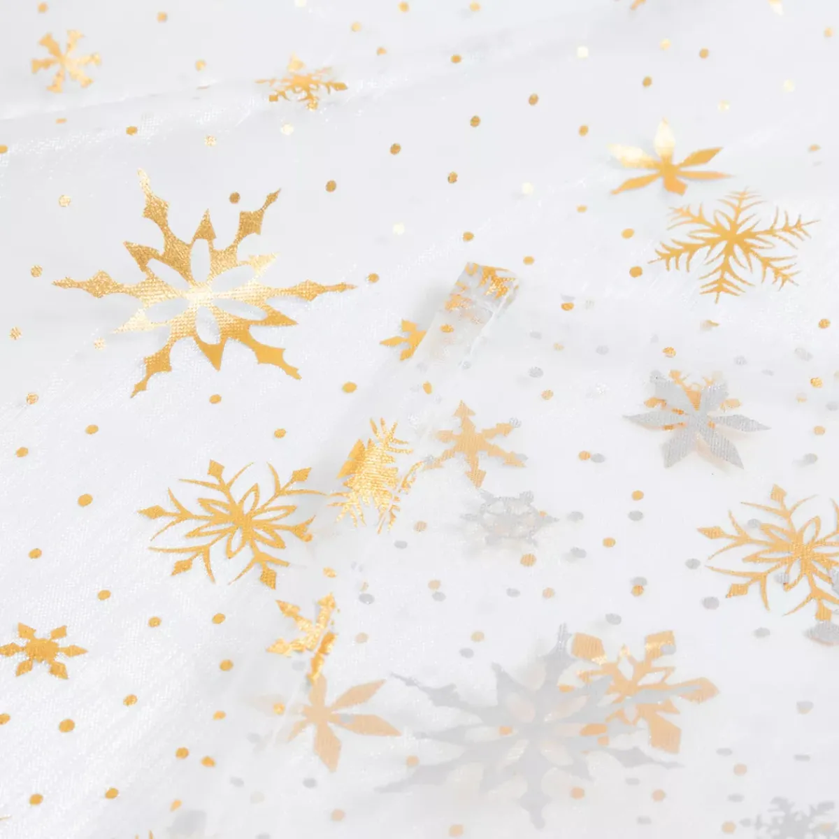 JJA Tovaglia E Runner Da Tavolo Per Le Feste-Tovaglia natalizia rettangolare (140 x 360 cm) Fiocco di neve