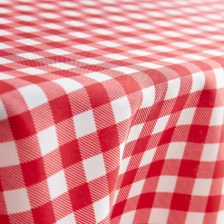 Tovaglia rettangolare antimacchia (140 x 250 cm) Elise Vichy Rossa