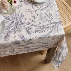 Tovaglia rettangolare cotone antimacchia (150 x 350 cm) Colibri Grigia