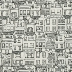 EMINZA Tovaglie-Tovaglia rettangolare cotone antimacchia (150 x 350 cm) Home Grigia