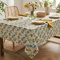EMINZA Tovaglie-Tovaglia rettangolare cotone antimacchia (150 x 350 cm) Mafalda