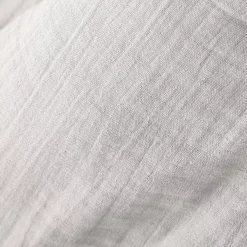 Tovaglia rettangolare garza di cotone (L350 cm) Gaïa Grigio nuvola