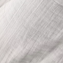 EMINZA Tovaglie-Tovaglia rettangolare garza di cotone (L250 cm) Gaïa Grigio nuvola