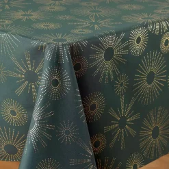 DOUCEUR D'INTERIEUR Tovaglia E Runner Da Tavolo Per Le Feste-Tovaglia rettangolare (L300 cm) Pampille metallizzato