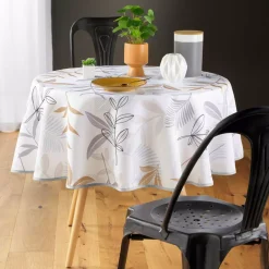 DOUCEUR D'INTERIEUR Tovaglie-Tovaglia rotonda antimacchia (D180 cm) Miraline