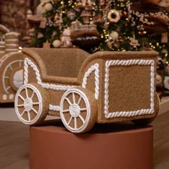 KAEMINGK Decorazioni E Oggetti Natalizi|Personaggi E Oggetti Grande Dimensione-Trenino di Natale Gigante (56 x H38 cm) Pan di Zenzero Ghiotto
