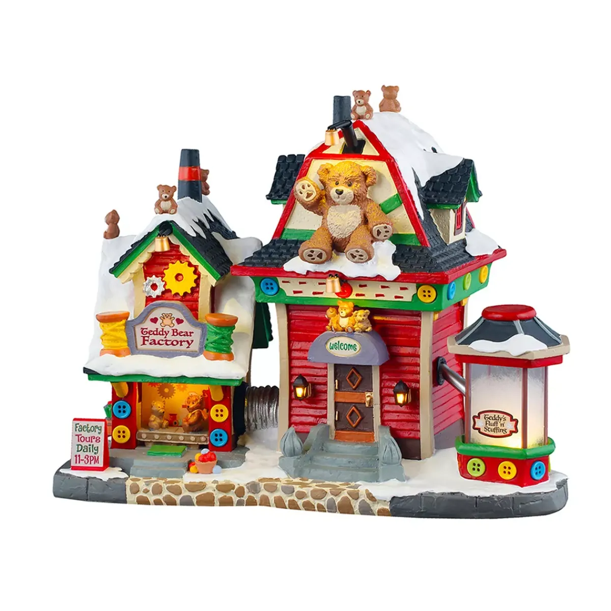 LEMAX Villagio Di Natale Lemax-Villaggio di Natale luminoso Fabbrica di Orsetti