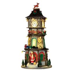 LEMAX Villagio Di Natale Lemax-Villaggio di Natale luminoso, musicale e animato Christmas Clock Tower