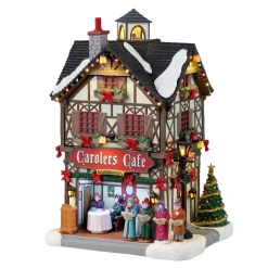 LEMAX Villagio Di Natale Lemax-Villaggio di Natale luminoso a pile Il caffè dei cantanti