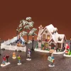 LEMAX Villagio Di Natale Lemax-Villaggio di Natale luminoso Set completo Natale Bianco