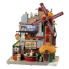 LEMAX Villagio Di Natale Lemax-Villaggio di Natale luminoso, musicale e animato Il mulino di muffin di Miss Milly